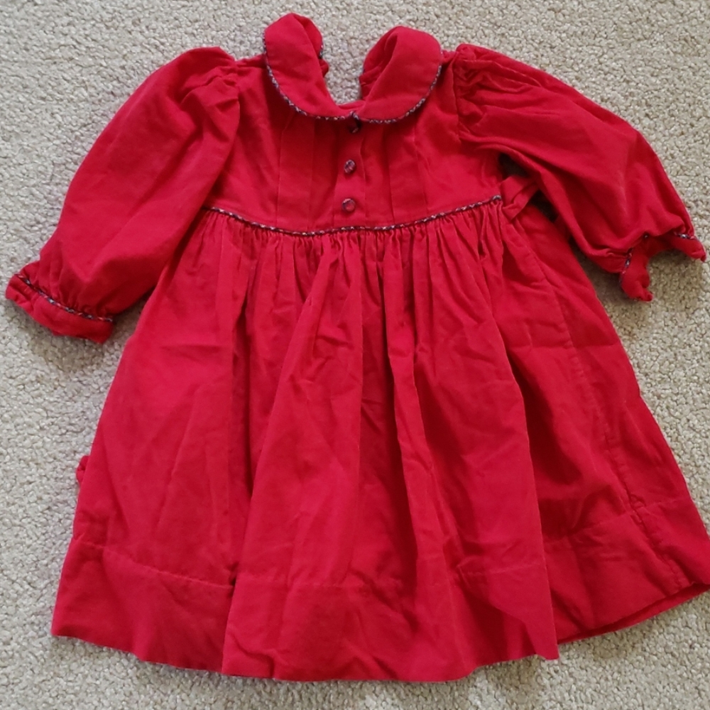 Strasburg corduroy Christmas dress